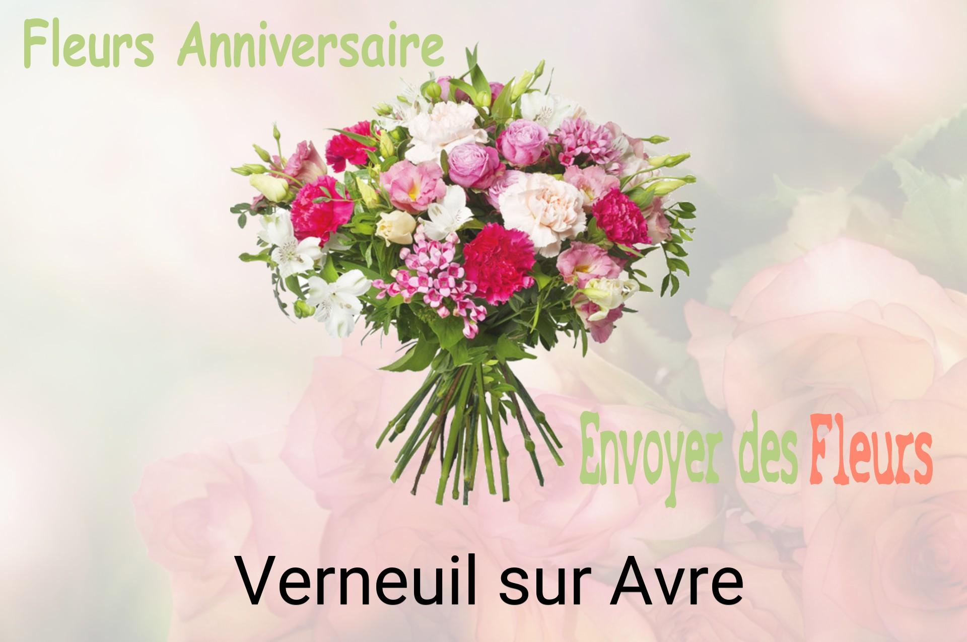 Bouquet de fleurs d’anniversaire livré à Verneuil-sur-Avre